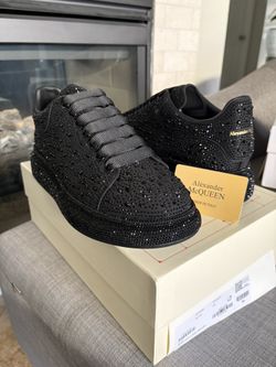 All Black Rhinestone Mcqueens