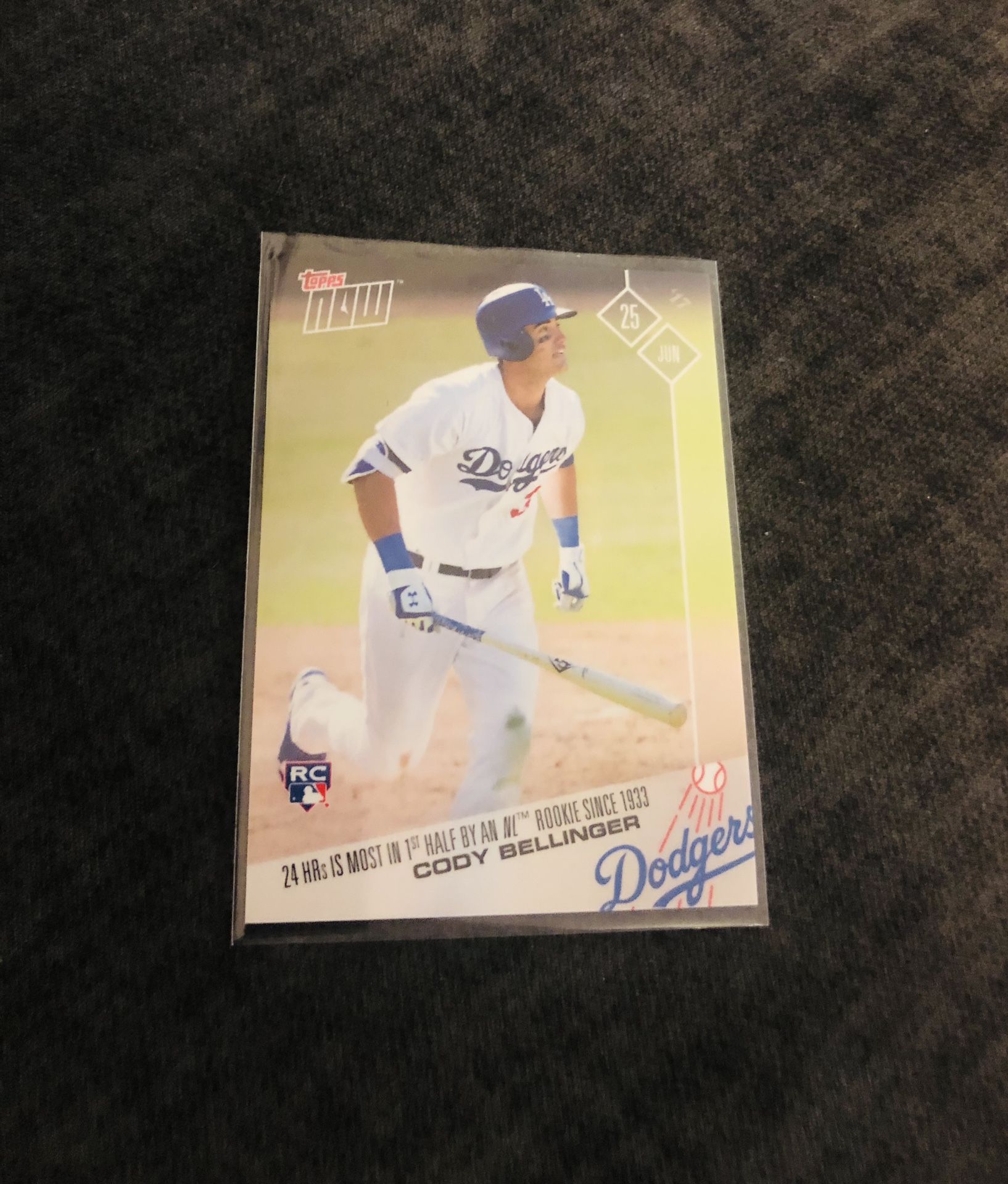 LA Dodgers Cody Bellinger’s Rookie Card