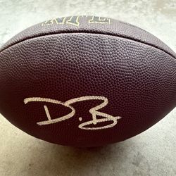 Dwayne Bowe Kansas City Chiefs LSU Signed Football 