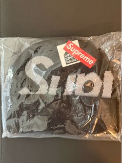 Supreme Black and Grey Beanie