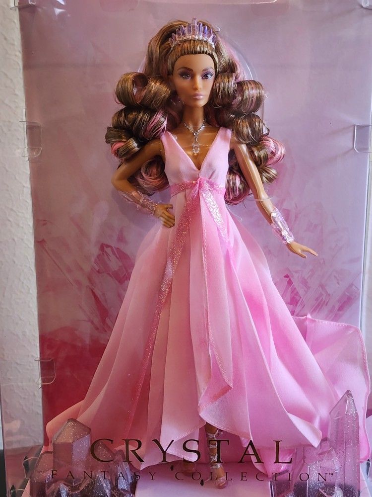 Barbie Crystal Fantasy Collection Rose Quartz Doll$80 OBO