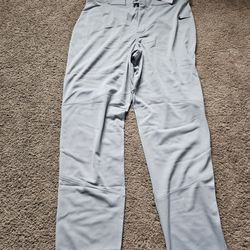 New Nike Baseball Pants Gray Team Engineered BQ5488-052 Men's Size L Or XL
