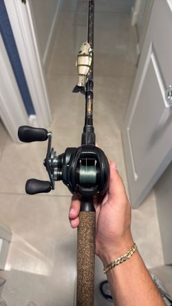 Shimano curado with Berkley lightning rod