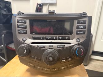 2007 Honda accord radio