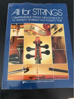 All for Strings Comprehensive String Method Book 2