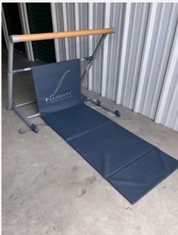 Exercise Bar with mat.