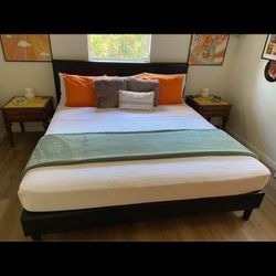 Queen Frame And King Frame W/Sealy Mattress