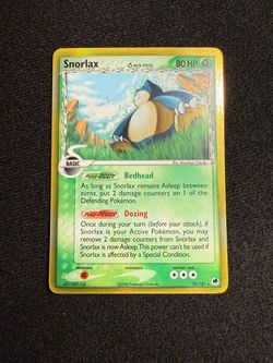 Snorlax Delta Species Holo Pokémon Card 10/101