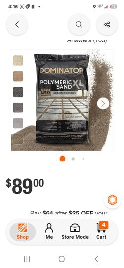 POLIMERYC SAND 40PON $  50X1. $200 ×5
