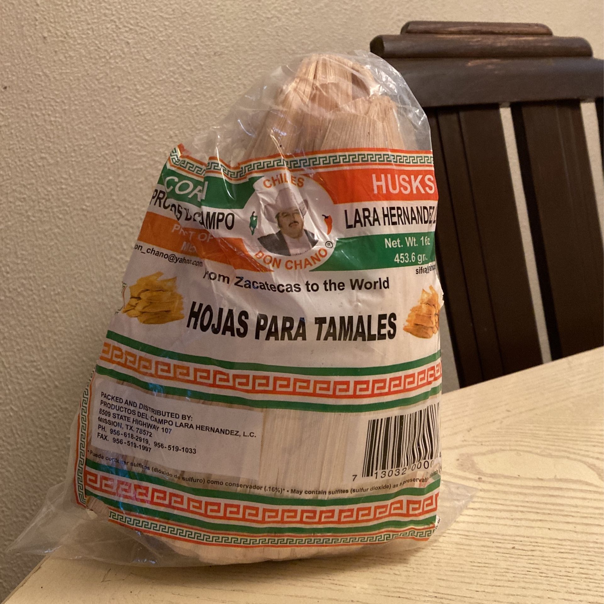 New Chiles Don Chano Tamale Husks 16oz
