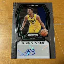 Jared Butler 2024 Panini Prizm Draft Picks Auto Card 