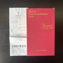 Baccarat Rouge 540