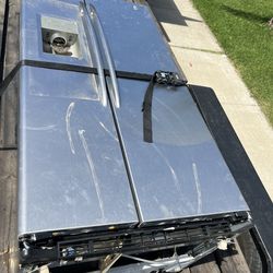 Free Non working stainless steel refrigerator