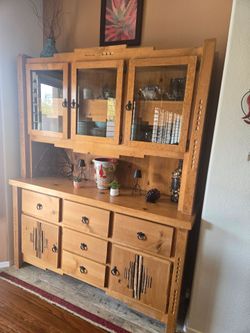 Mission Style Hutch