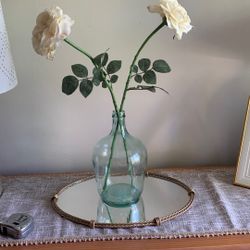 Green Bottle Vase 