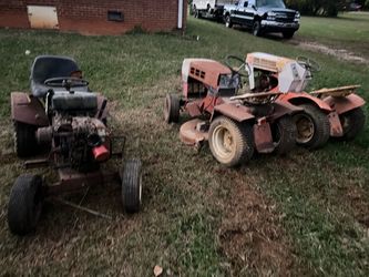 3 Sears garden tractors