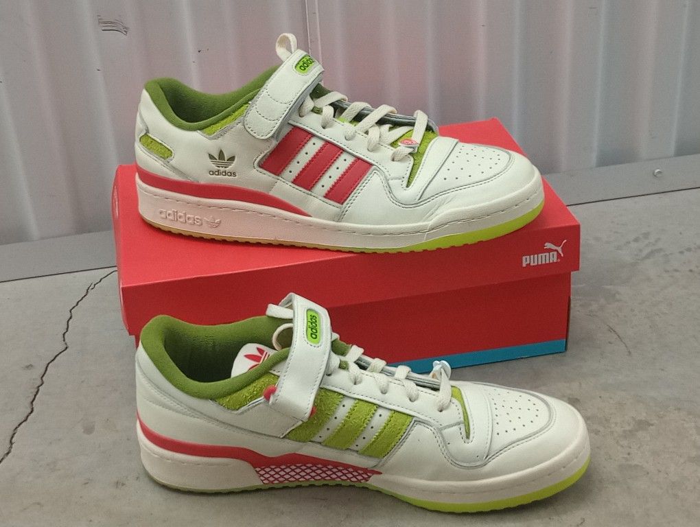 Adidas Grinch Shoes Size 11