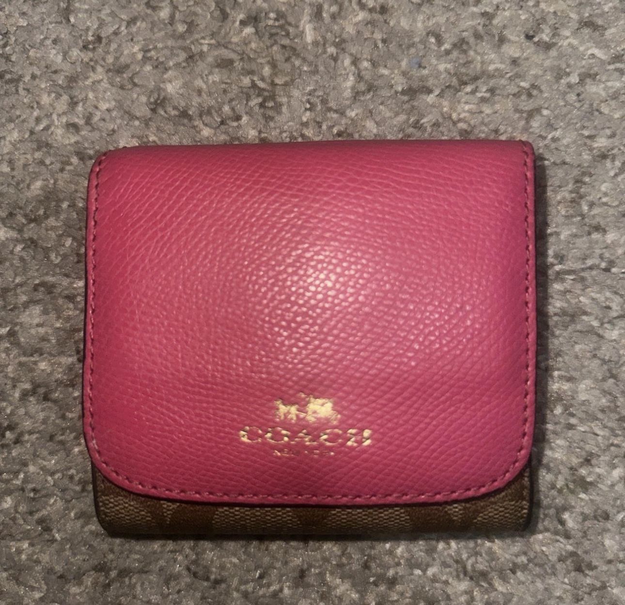 Pink Coach Wallet