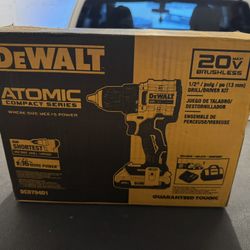 DEWALT Atomic 20V Lithium-Ion Cordless Compact 1/2 in. Drill/Driver Kit with 2.0Ah Battery and Charger