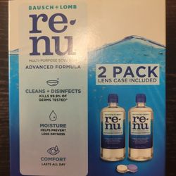 Renu Contact Lens Solution 2 Pack