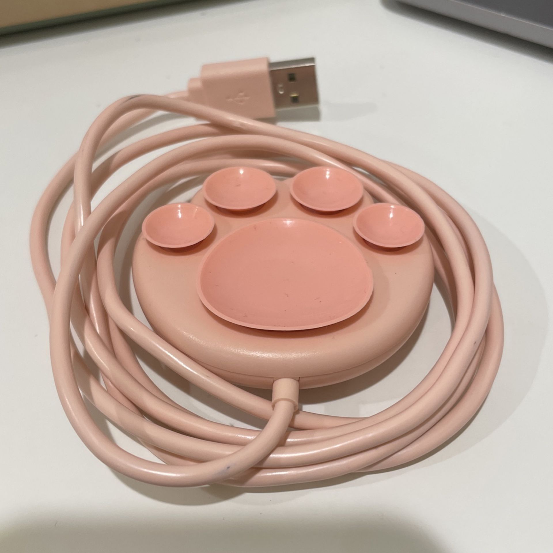 Pink paw phone wireless charger