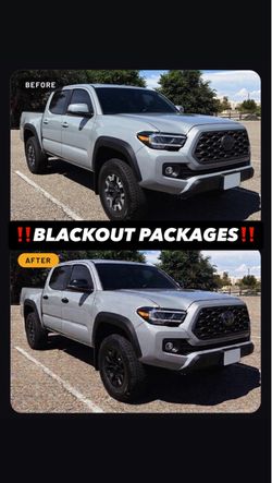 BLACKOUT OUT PACKAGES FOR TOYOTA, HONDA, DODGE, JEEP, FORD, and more