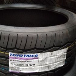 New 275/30/20 Toyo Extensa HP Tires DOT 2018