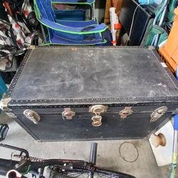 XL 1930s Steamer Trunk