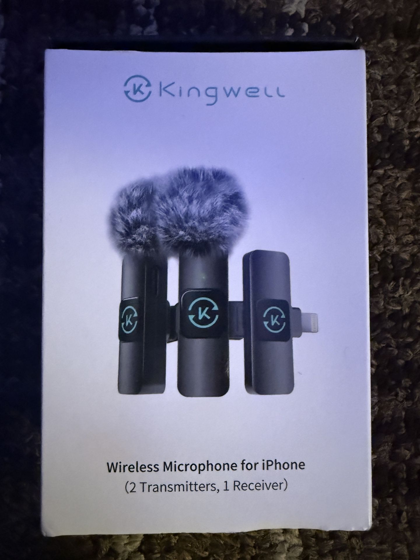 Kingwell Lavalier Wireless Microphones For iPhone