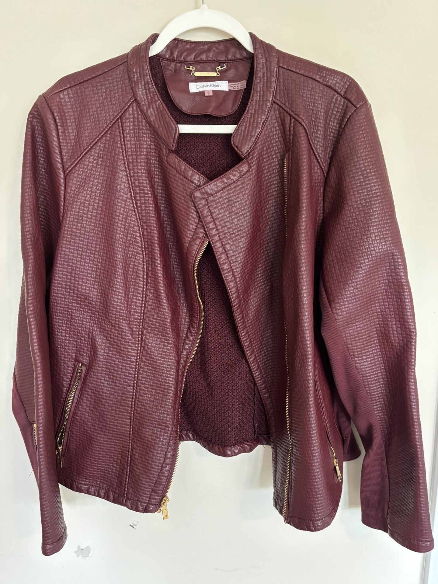 Calvin Kline Faux leather jacket