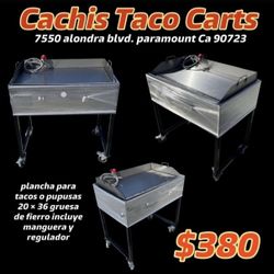 Plancha De 36” | Plancha De Fierro | Patas Desmontable | Incluye Manguera Y Regulador