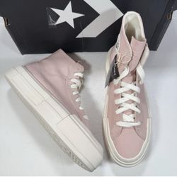 Converse CTAS Cruise Hi Chunky Platform Sneakers Pink Sage Men 10 Women 11.5