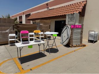 Chairs and tables