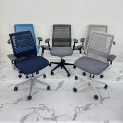 LIKE NEW STEELCASE THINK V2 CHAIRS, FULLY LOADED WITH LUMBAR SUPPORT! VARIETY OF COLORS AVAILABLE!
