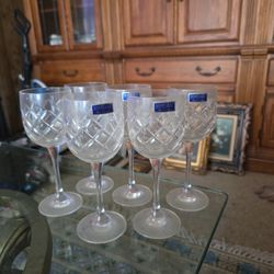 Bohemia Waterford Crystal wine goblets