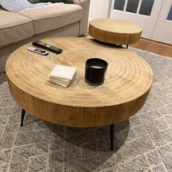 Two-Piece Round Coffee Tables