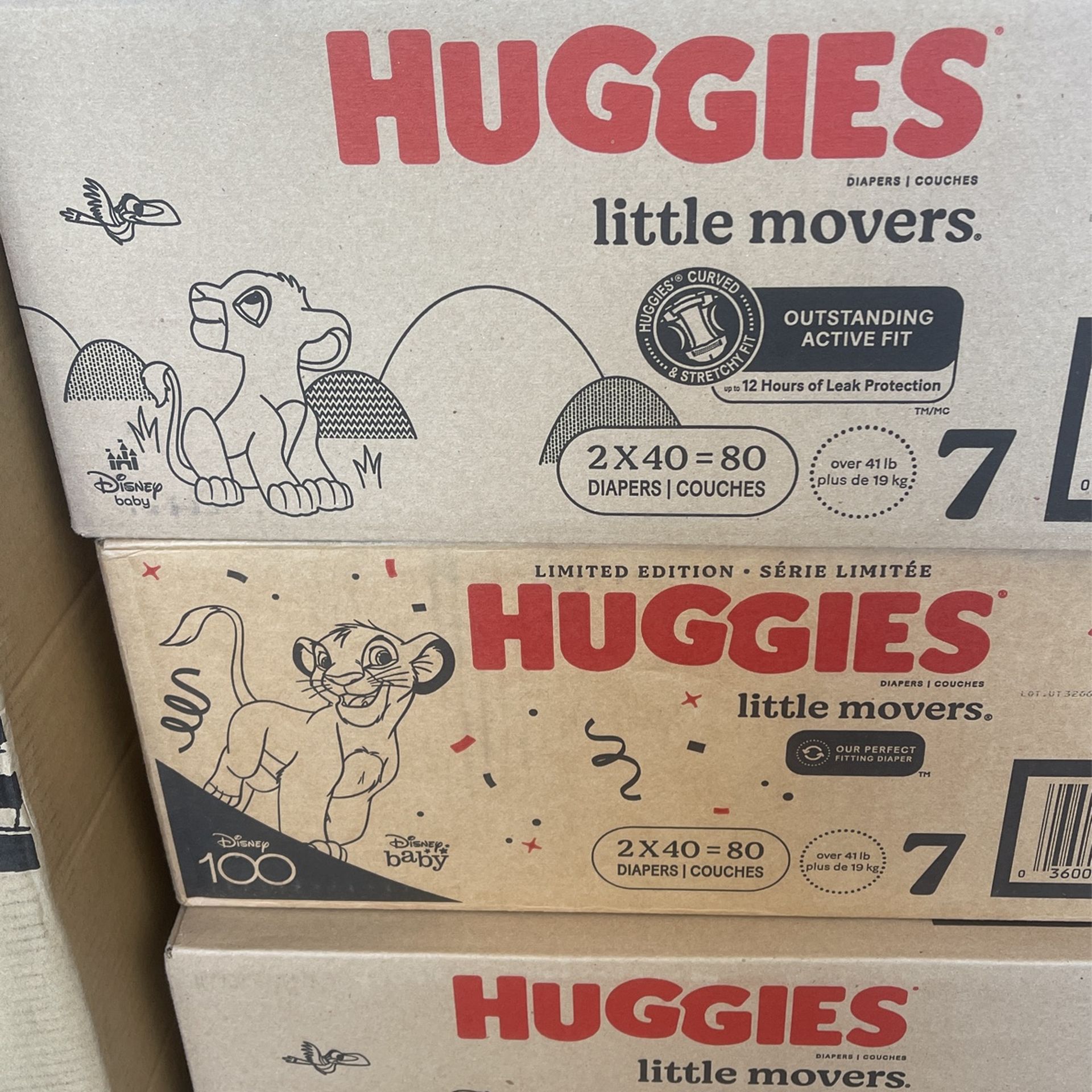 Huggies Little Movers Size 7