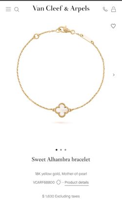 Van Cleef Alhambra bracelet