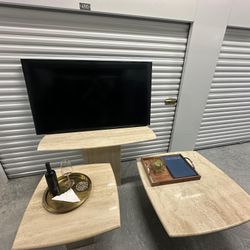 Vintage Marble Tables  Console Table  Coffe Table & End Table all 3 for $600