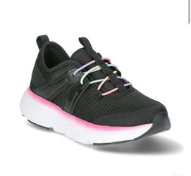 Athletic Works Girls Cage Knit Slip On Sneakers