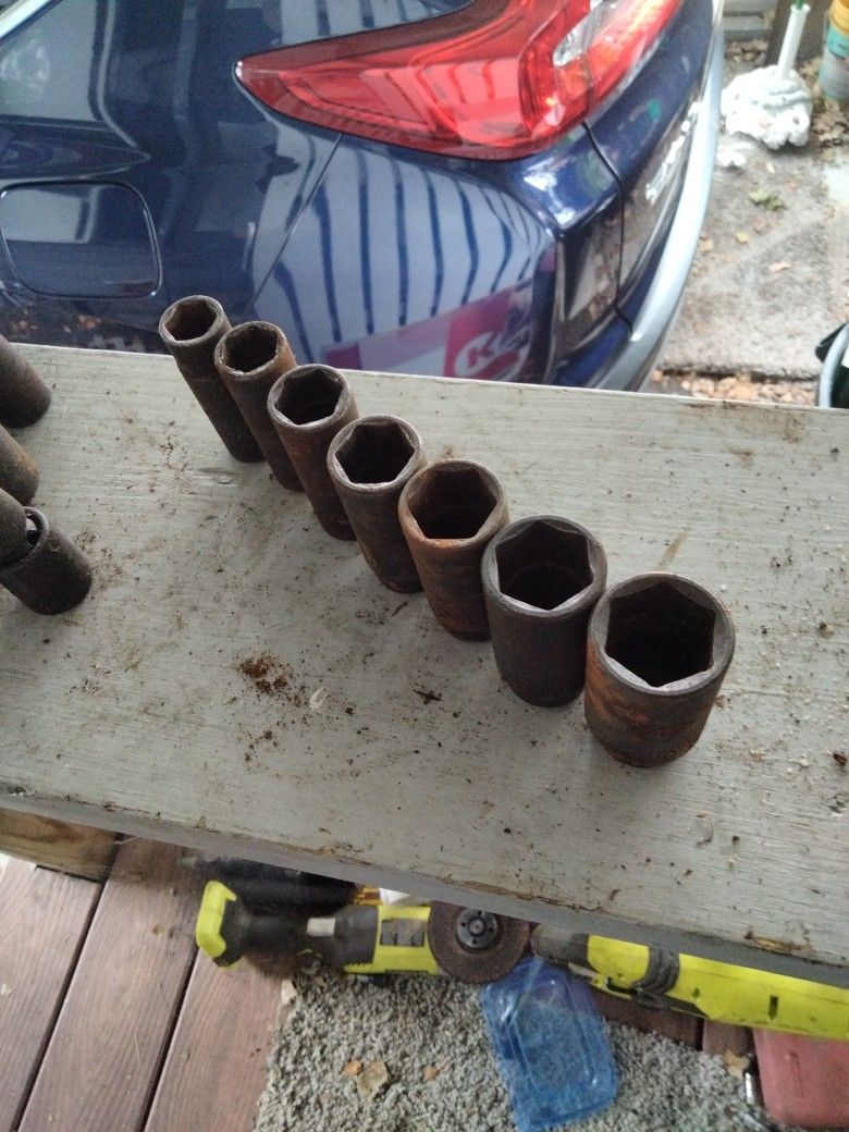 Seven Piece Mac Deep Dish Impact Sockets
