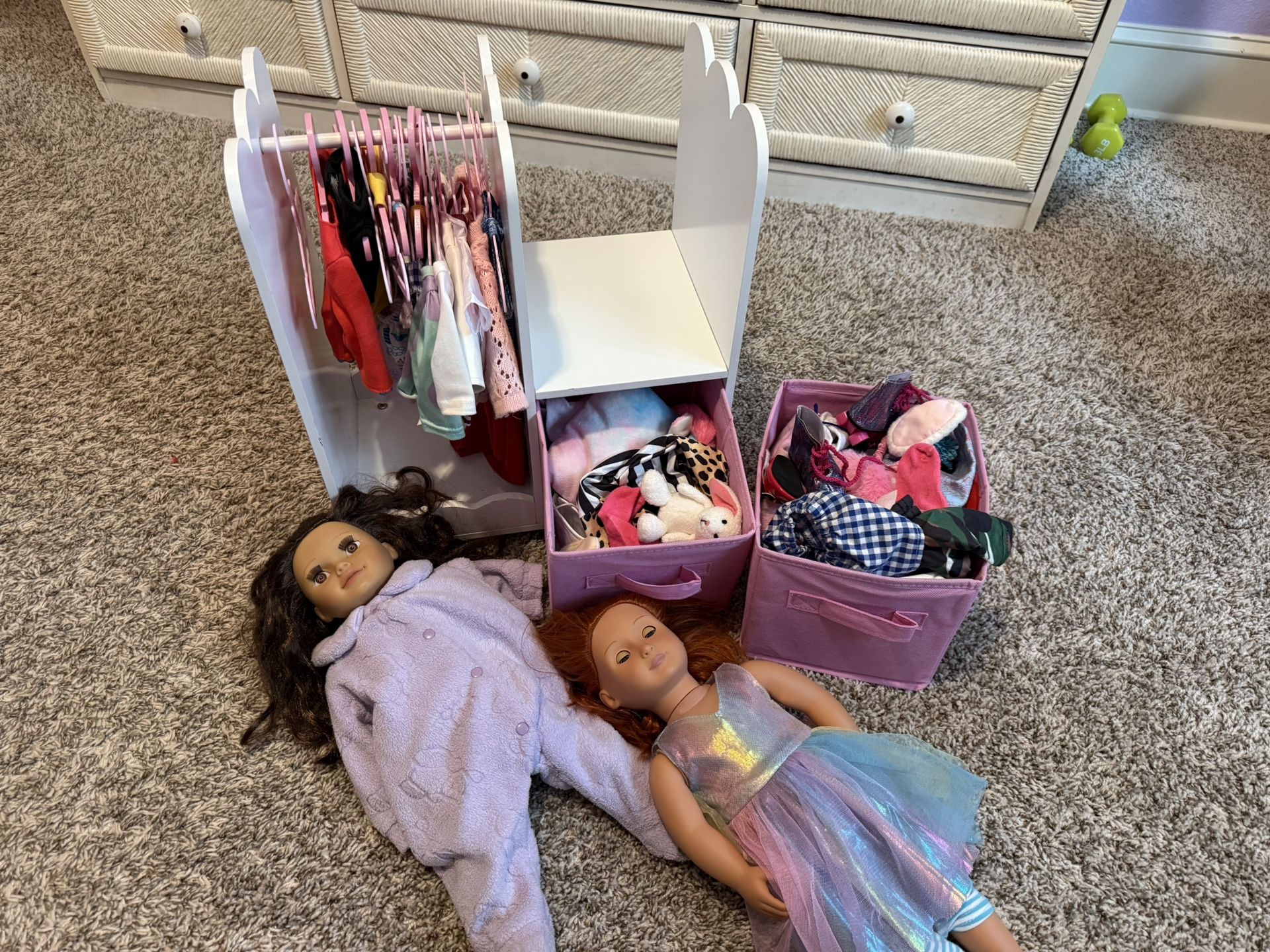 Baby Doll With Closet And Accessories