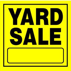 Yard Sale, Saturday, 12/6 Only