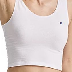 Women’s White Champion Crop Size XLarge new