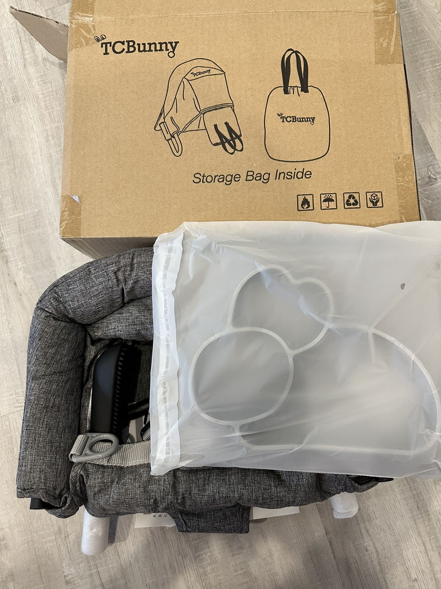 Hook On Chair with Tray. High Chair