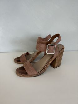 Steve Madden Carson Tan Suede Heeled Sandals