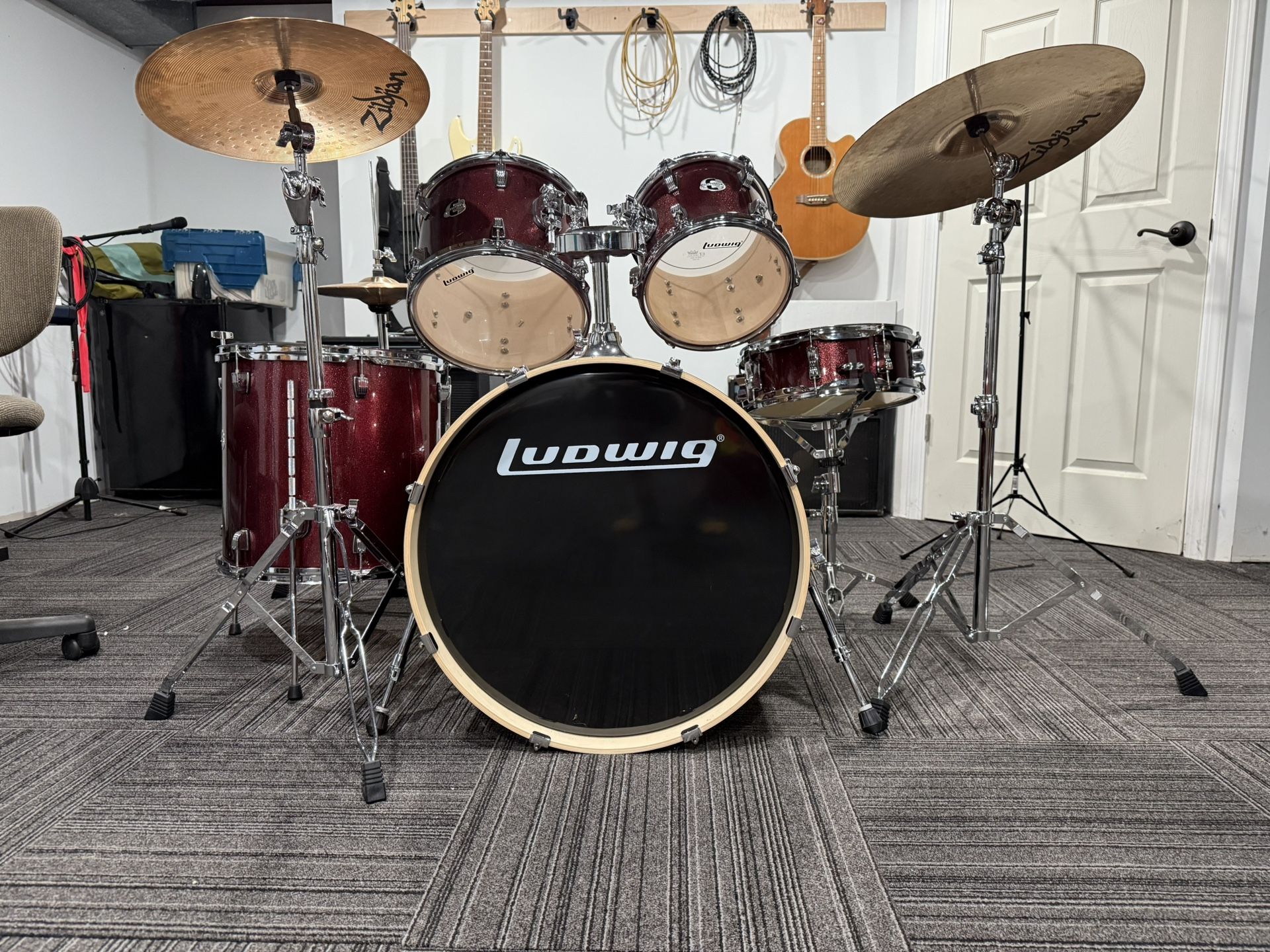 Ludwig Evolution 5 Piece Drumset