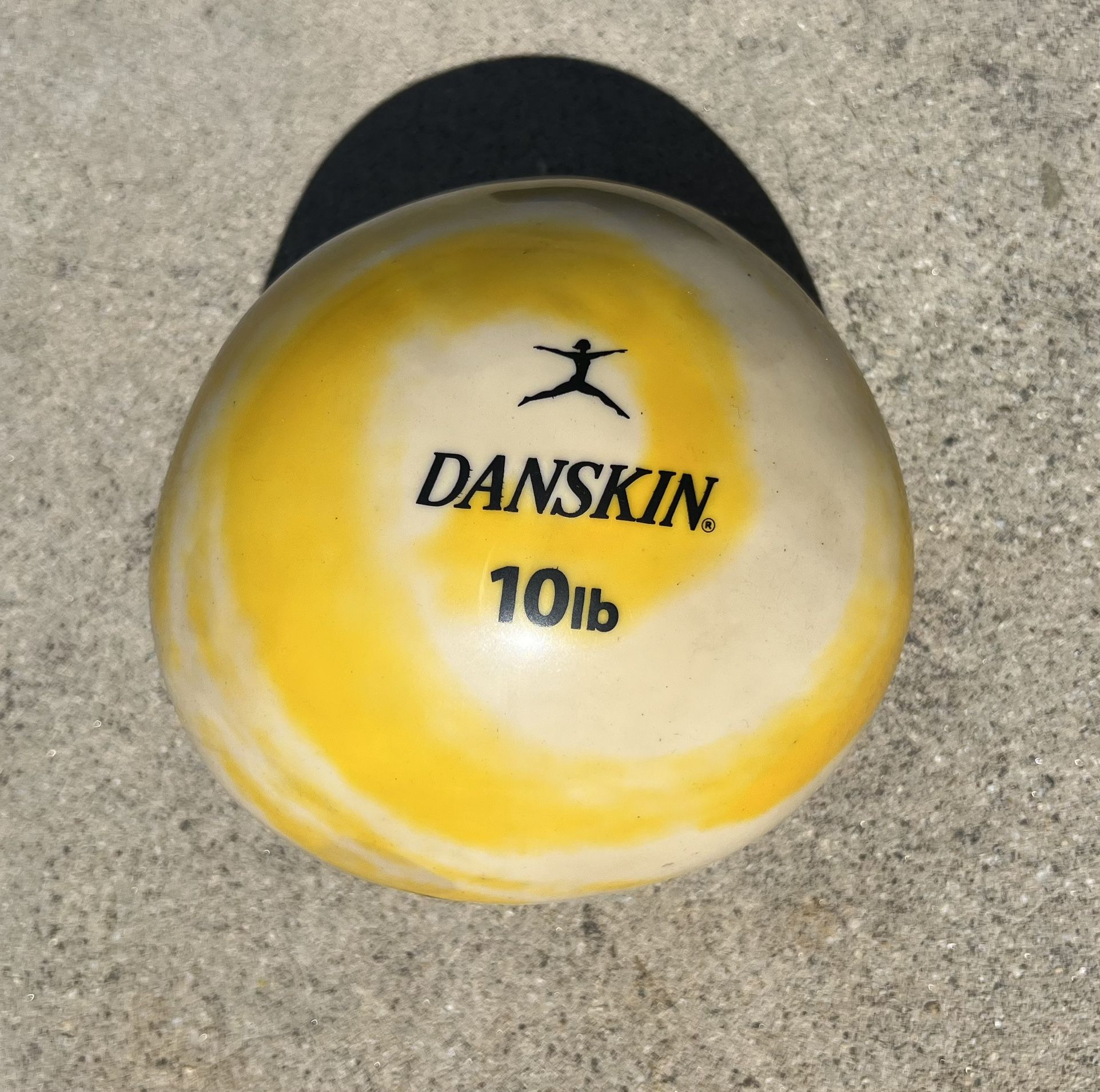 Danskin Medicine Ball for Women, Exercise Weight Ball, Weighted Toning Ball, Strength Training, Cardio, Soft Surface, 10lb