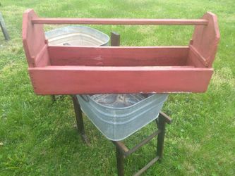 Old Wood Tool Carrier 