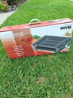Novel Electric Korean BBQ Grill Griddle  Plate 14.5*9 inch